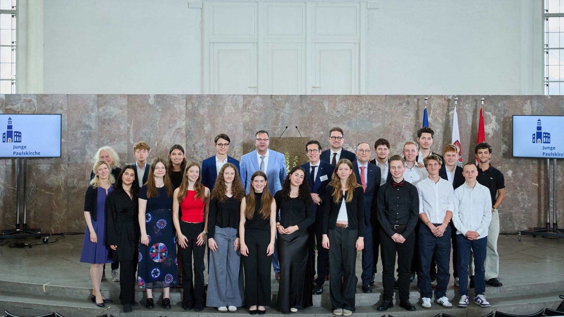 Der Jahrgang 2024 der Jungen "Paulskirche".