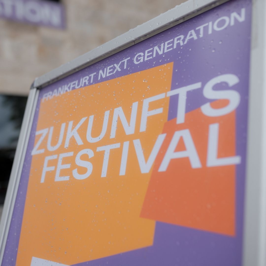 Plakat "Frankfurt Next Generation - Zukunftsfestival".